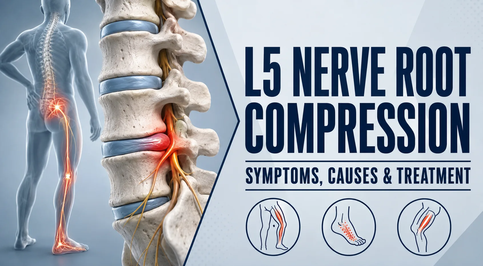 L5 Nerve Root Compression: Symptoms, Causes, Diagnosis and Treatment